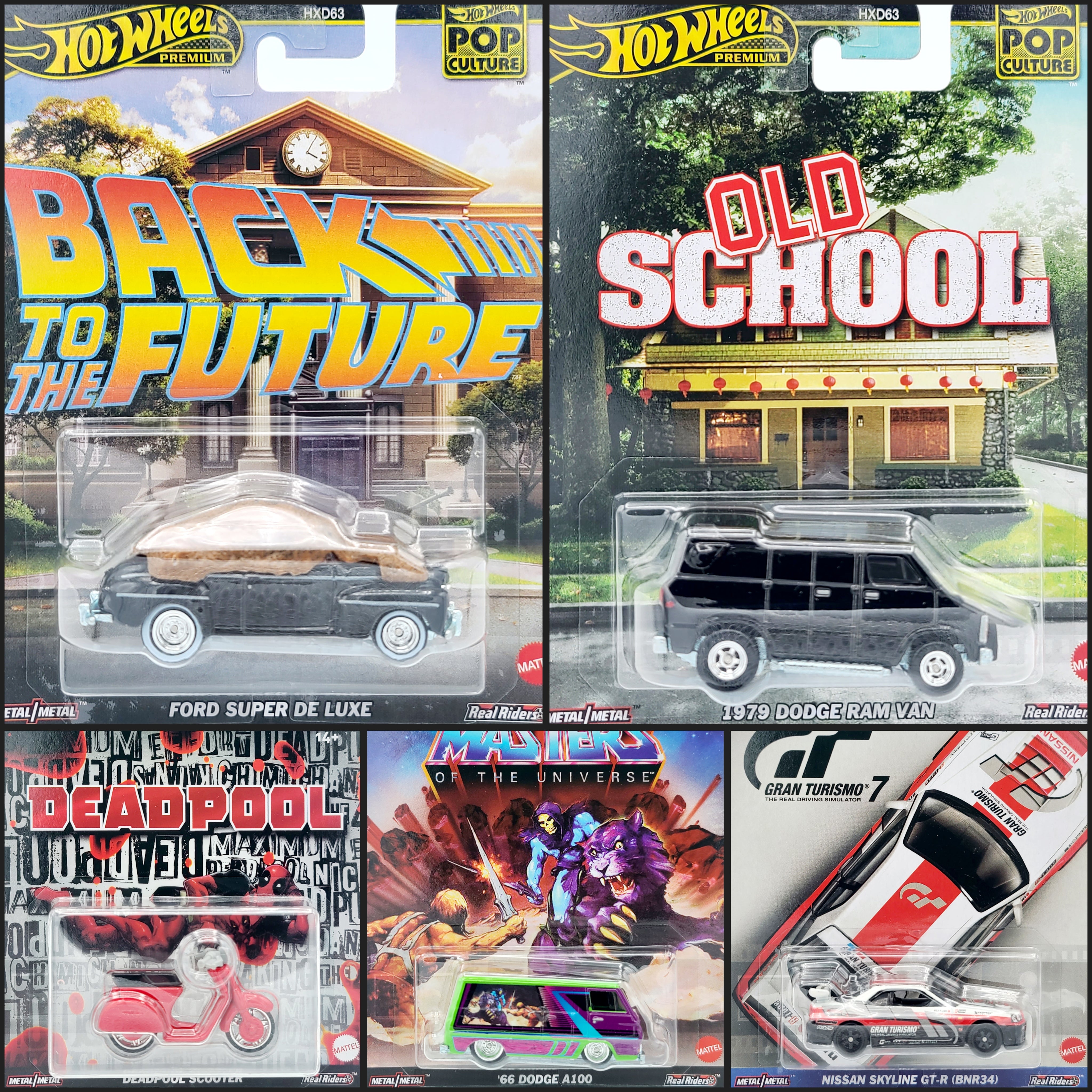 Hot Wheels - Factory Sealed Case - 2025 Pop Culture Case J / Car Culture (Set of 10 Cars)